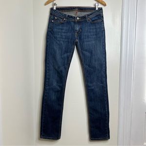 Y2K Miss Bisou low rise denim jeans 7” rise size 28 waist but fit like a 29-30